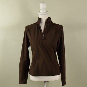 The North Face Brown Quarter-Zip Sweatshirt
